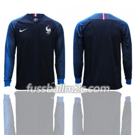 Fußballtrikots Frankreich Heim Trikotsatz WM 2018 Langarm